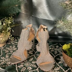 Silver fairies wing heels